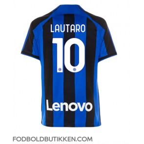 Inter Milan Lautaro Martinez #10 Hjemmebanetrøje 2022-23 Kortærmet